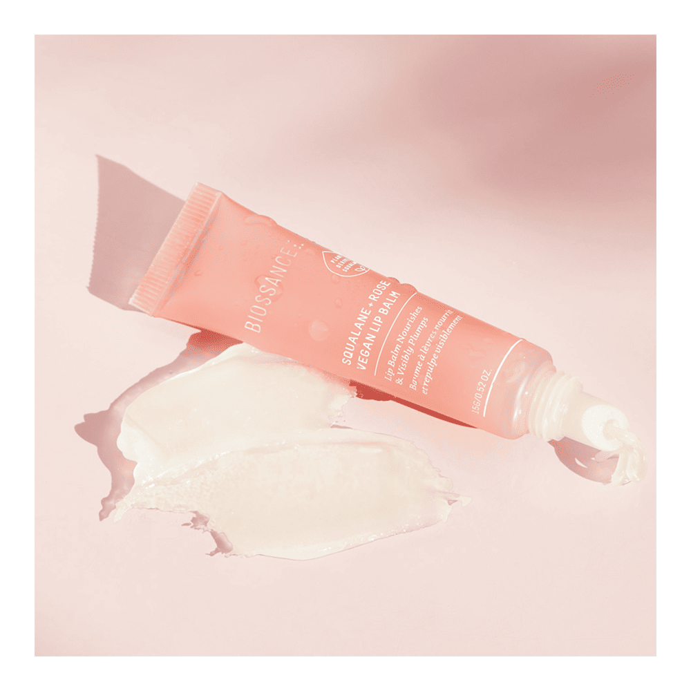 Squalane + Rose Vegan Lip Balm • 15g