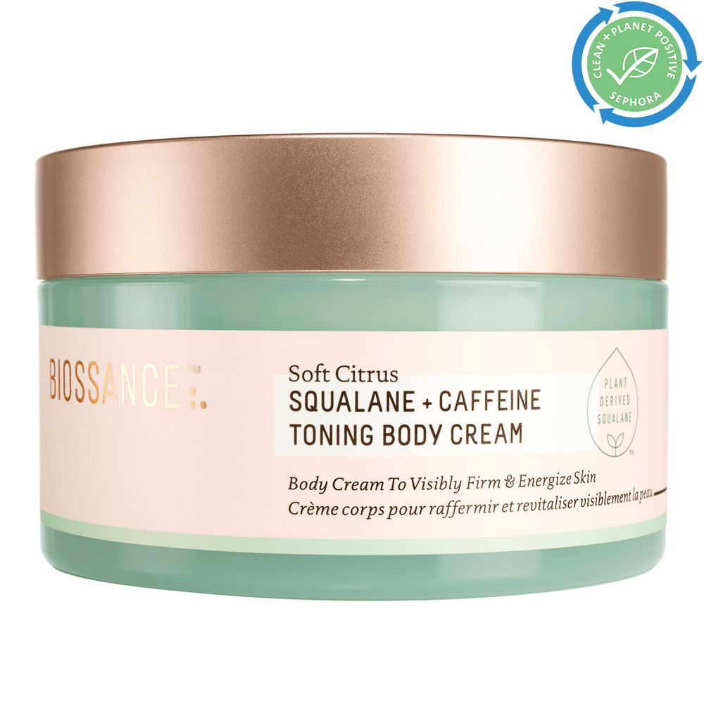 Squalane + Caffeine Toning Body Cream (Soft Citrus)  • 200 ml