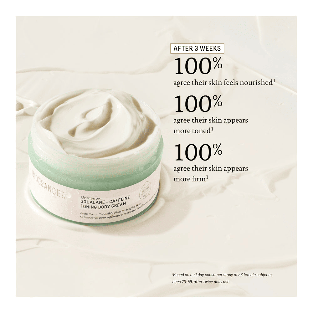 Squalane + Caffeine Toning Body Cream (Soft Citrus)  • 200 ml