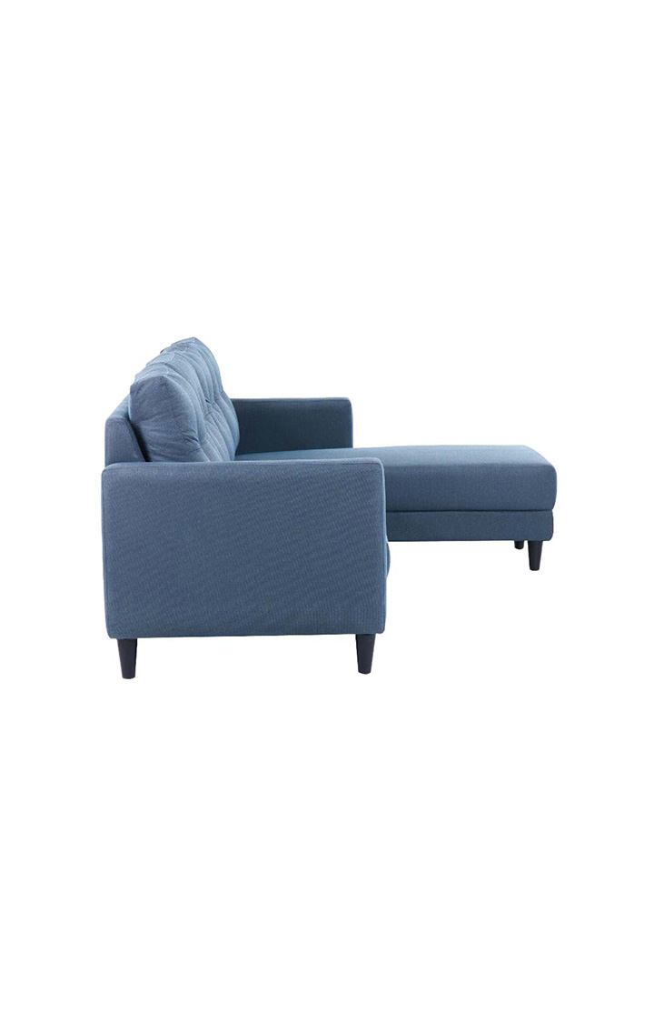 neudot Aria 6 Seater LHS Sectional Sofa in Earth Blue Colour