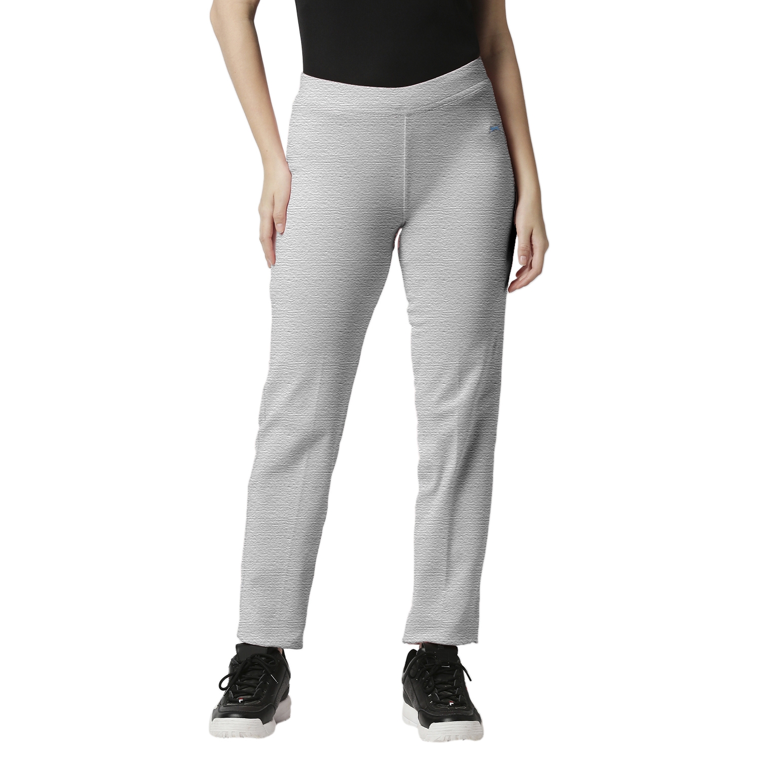 Fendi Womens Metallic Logo Side Stripe Skinny Track Pants Black Gold Size  IT 42 | eBay