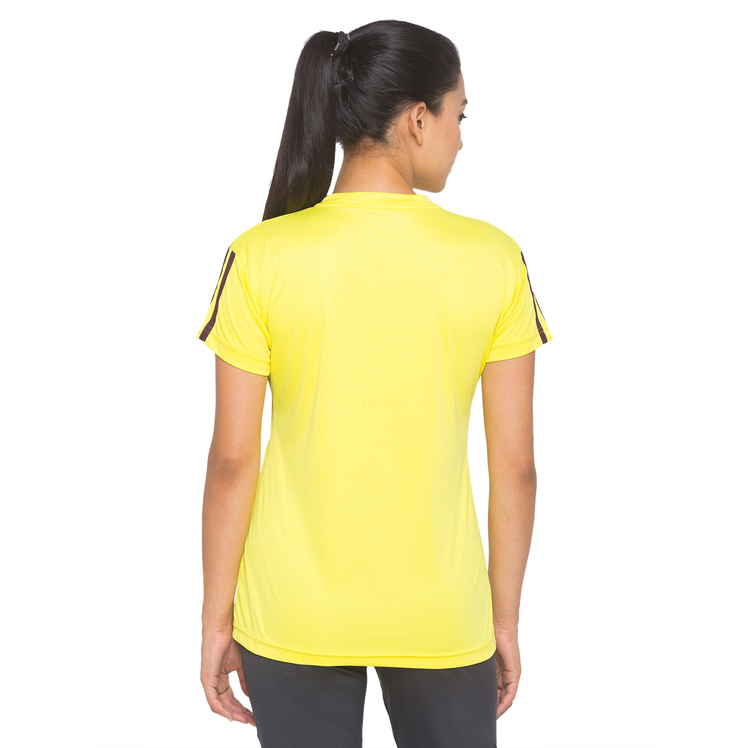 BLACK PANTHER | Black Panther Womens F.Yellow Acti Fit Tshirts 2