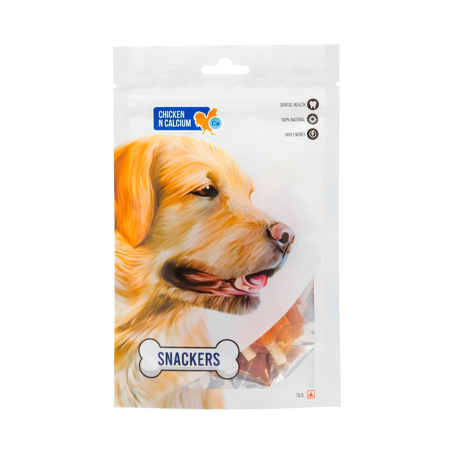 Snackers Chicken N Calcium Dog Treats, 70 g