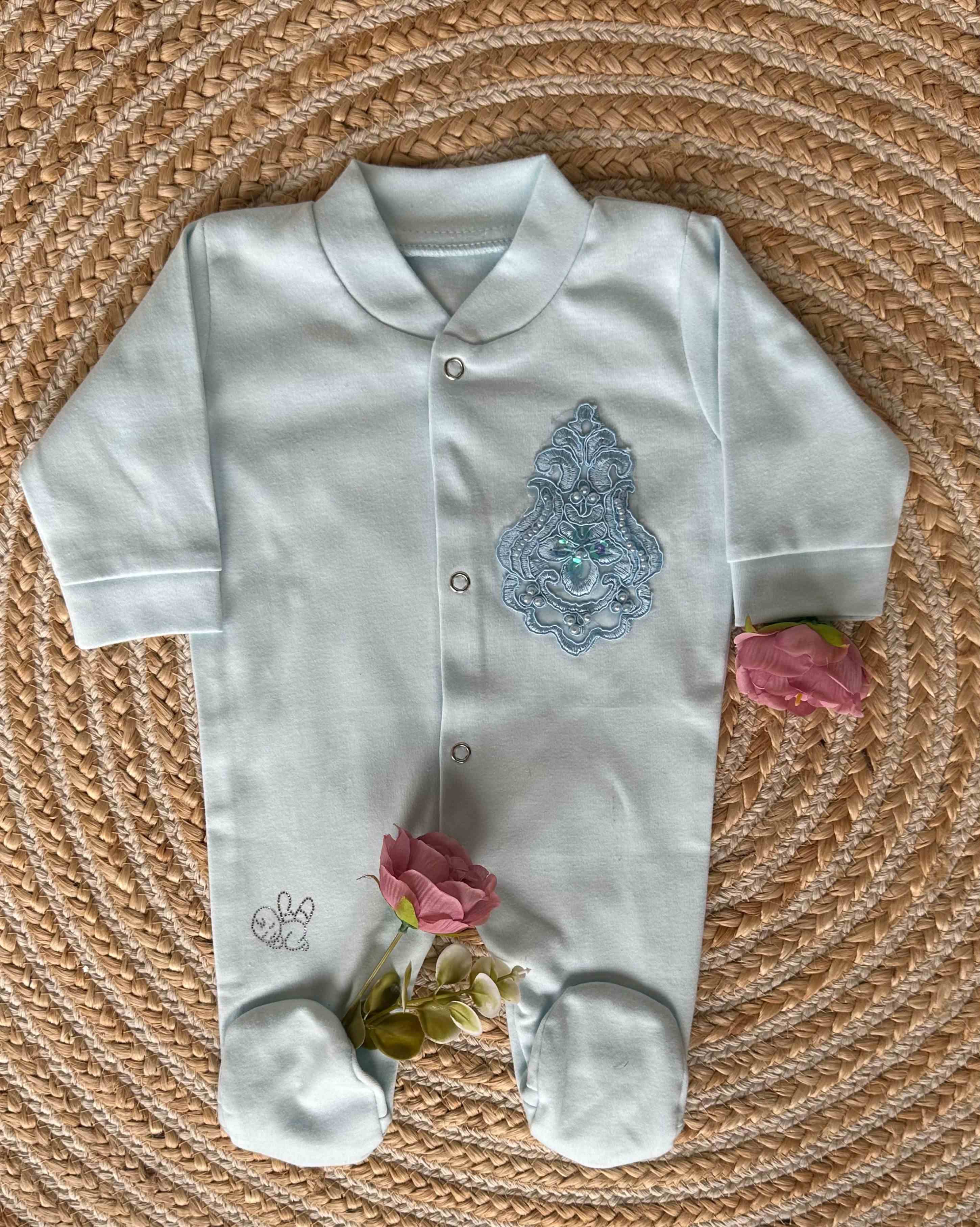 Bluberry Bubbles Romper Set