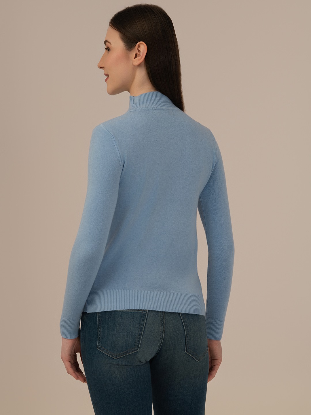 Albion Casual New Blue Winter Sweater
