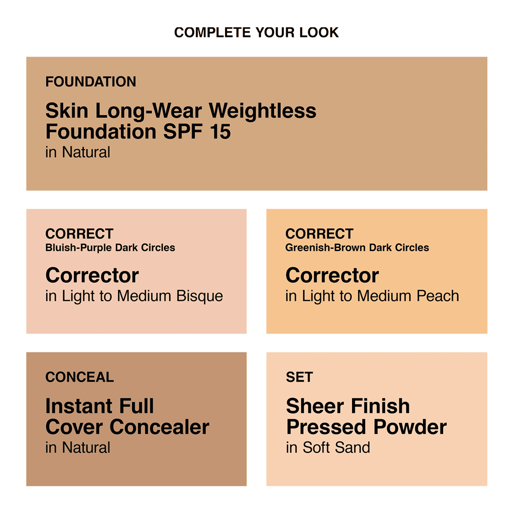 Skin Long-Wear Weightless Foundation SPF 15 • Natural (N-052)