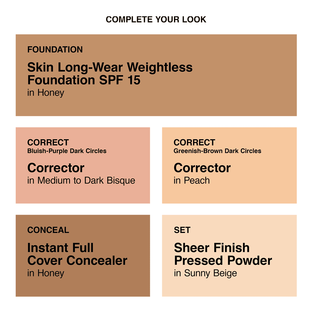 Skin Long-Wear Weightless Foundation SPF 15 • Honey (W-064)