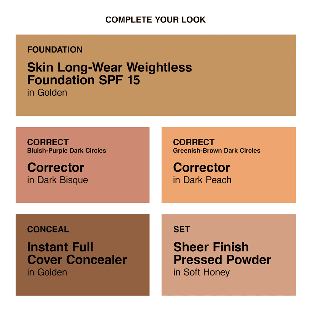 Skin Long-Wear Weightless Foundation SPF 15 • Golden (W-074)