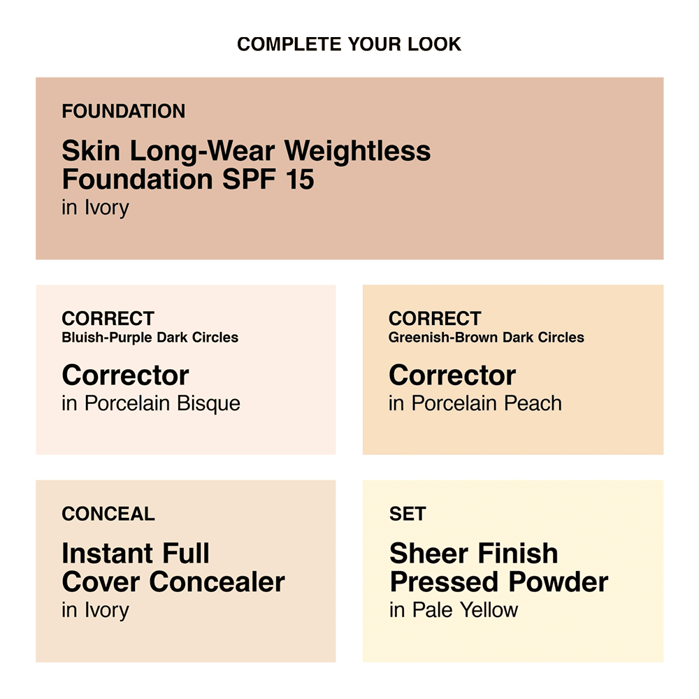 Skin Long-Wear Weightless Foundation SPF 15 • Ivory (C-024)