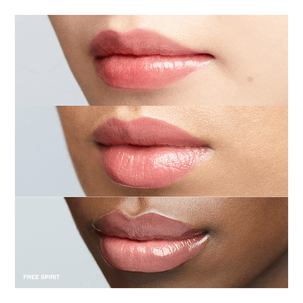 Crushed Oil-Infused Lip Gloss • Free Spirit - lush pink beige