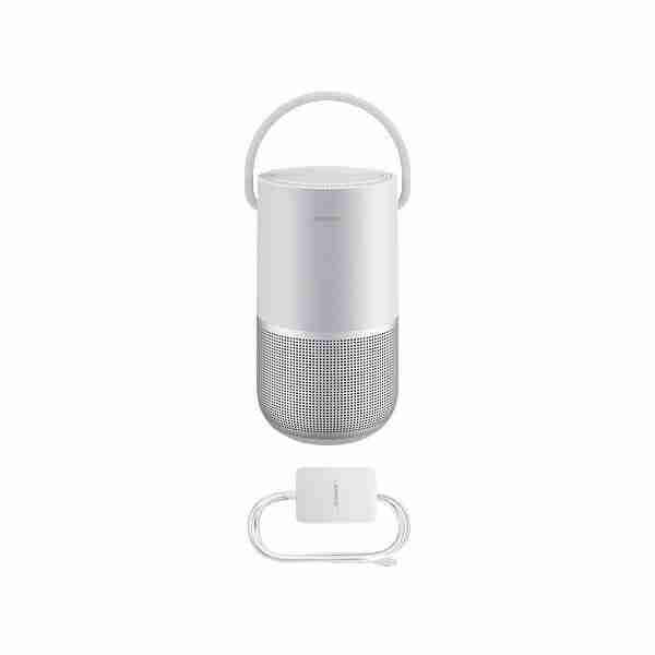 Bose Portable Home Speaker with Wi-Fi and Bluetooth, Silver
