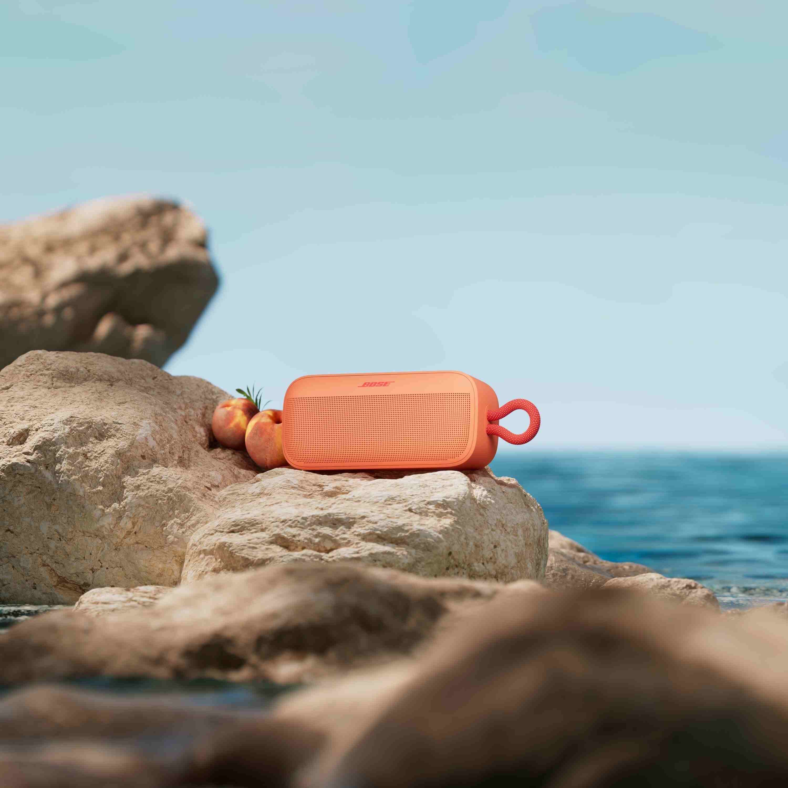 Bose SoundLink Plus Portable Bluetooth Speaker, IP67 Waterproof, 20-Hour Battery, Sunset Peach 10
