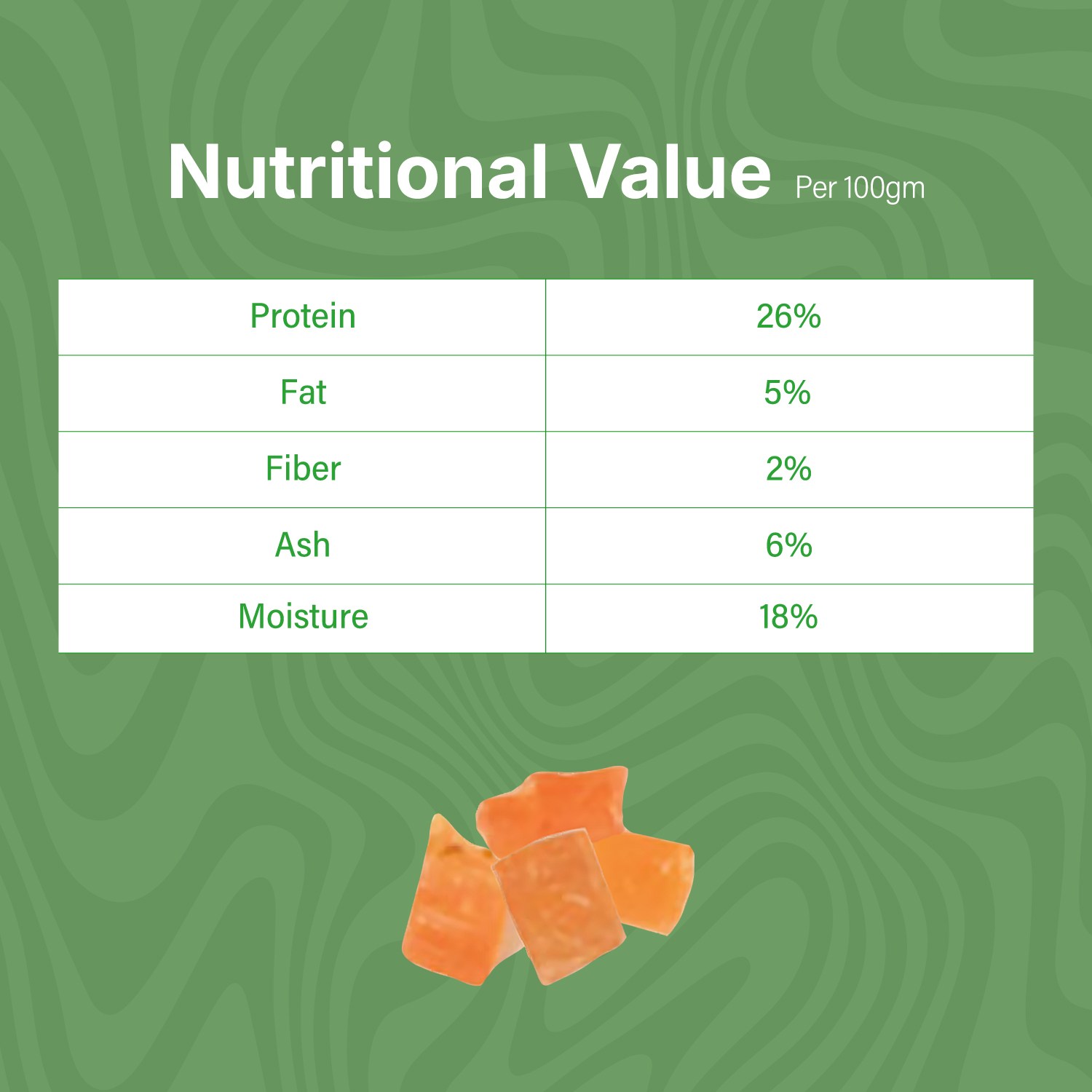 Scrummy Chicken Cubes Dog Treats 70g