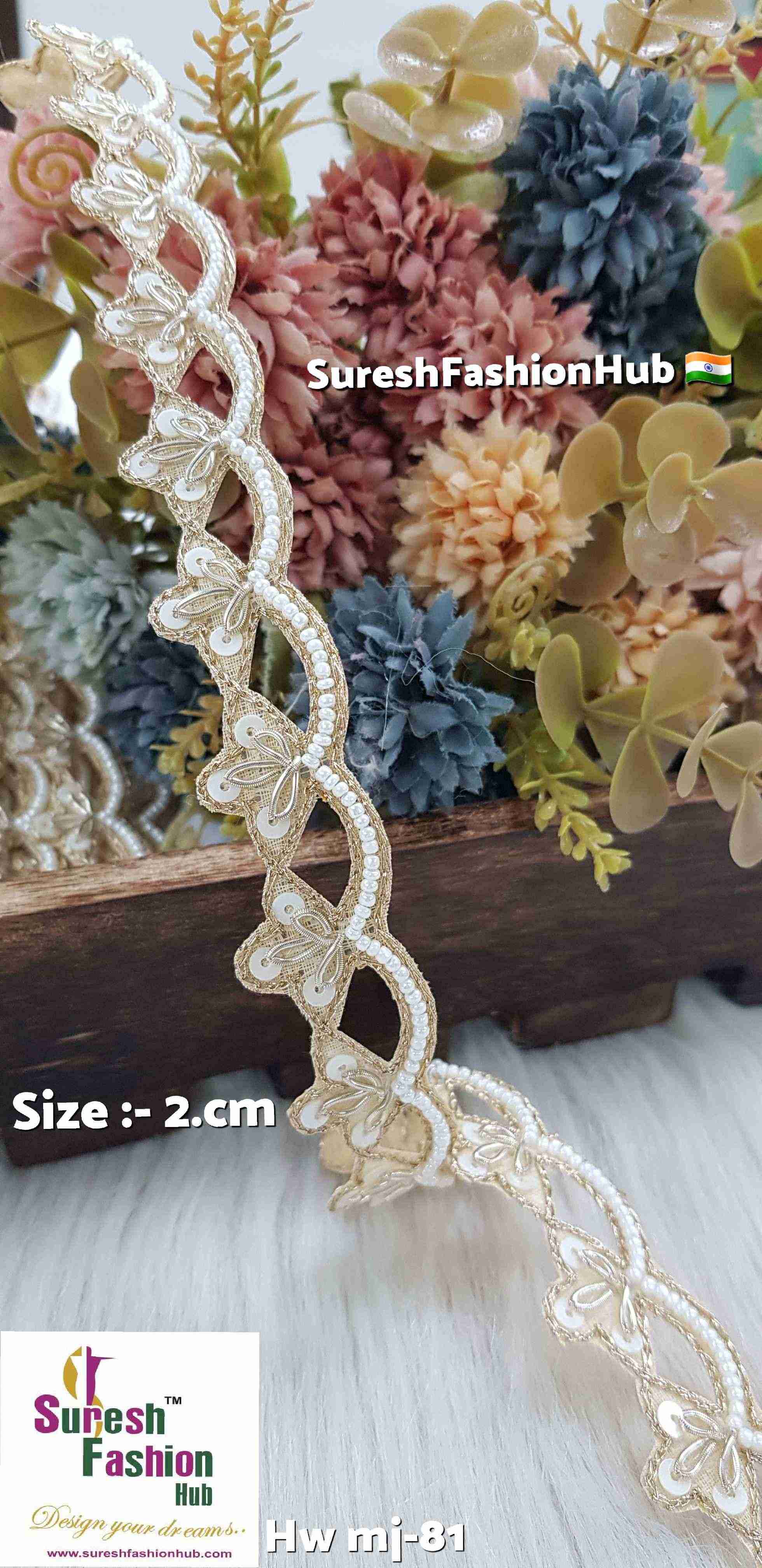Elegant Double Scalloped Handmade Lace