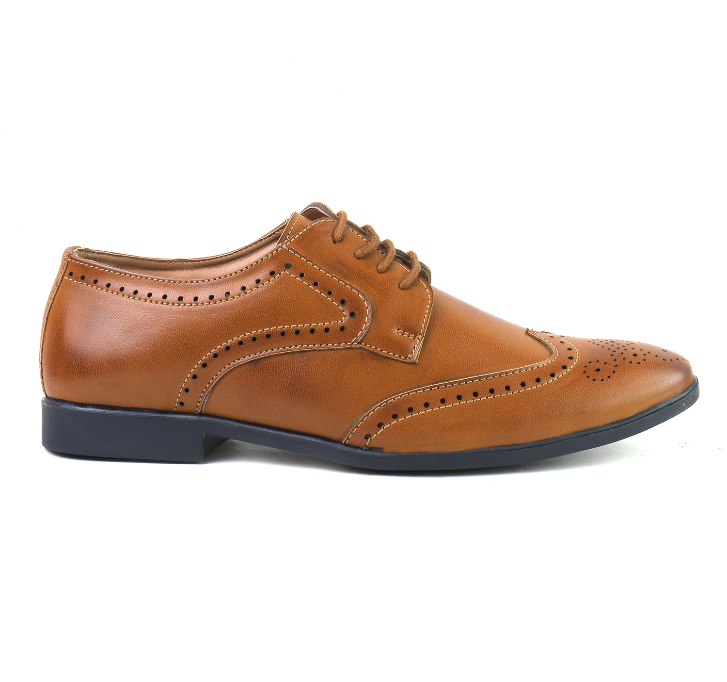 BRATVA | J10 1501 Mens Casual Office Corporate Evening Dress Brogue Shoes for Men in colour Black|Brown|Tan|Cherry 1