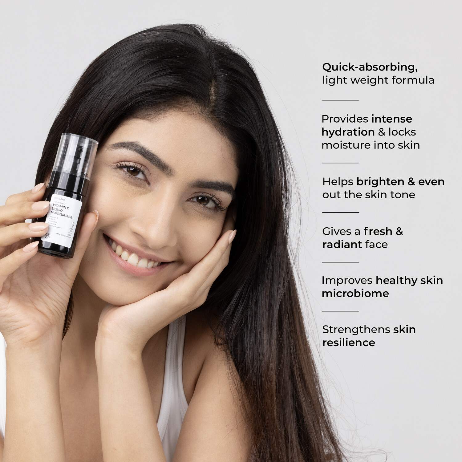 Brillare | Vitamin C Liquid Moisturizers | For Bright, Glowing Skin | 30ml