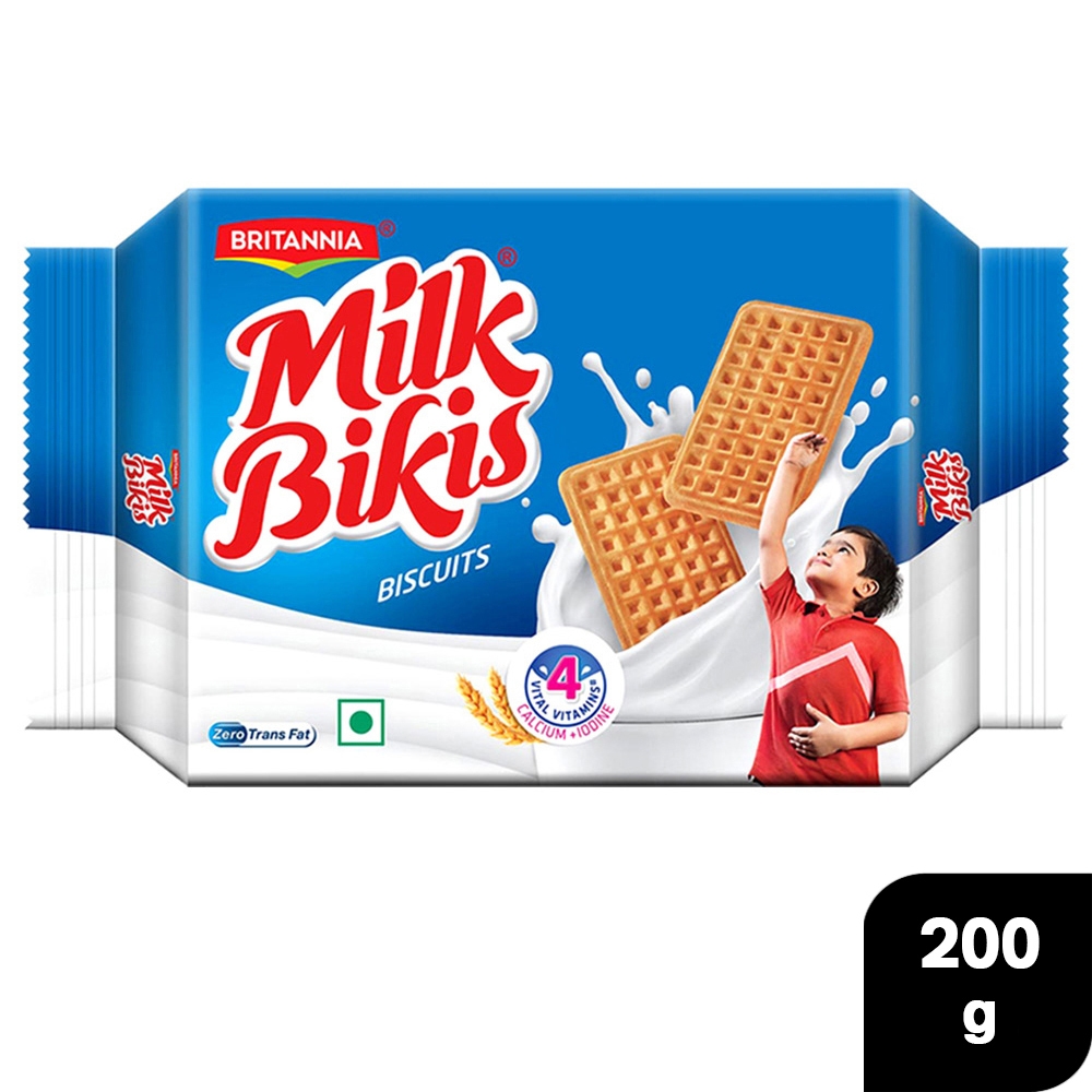 Britannia Milk Bikis Biscuits 200 G