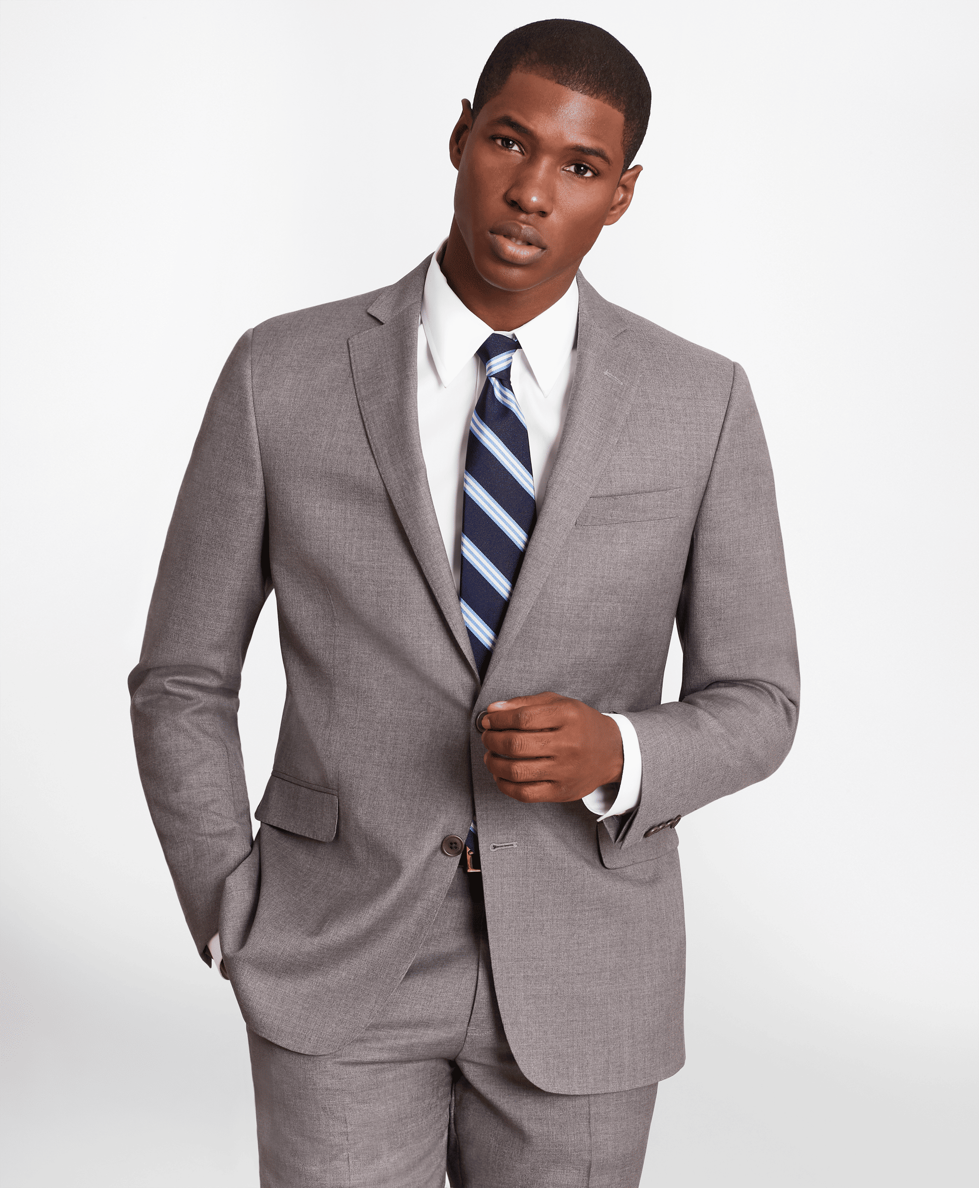 SUIT SEP JKT 2B PS SV RGNT Grey | Brooks Brothers India Website