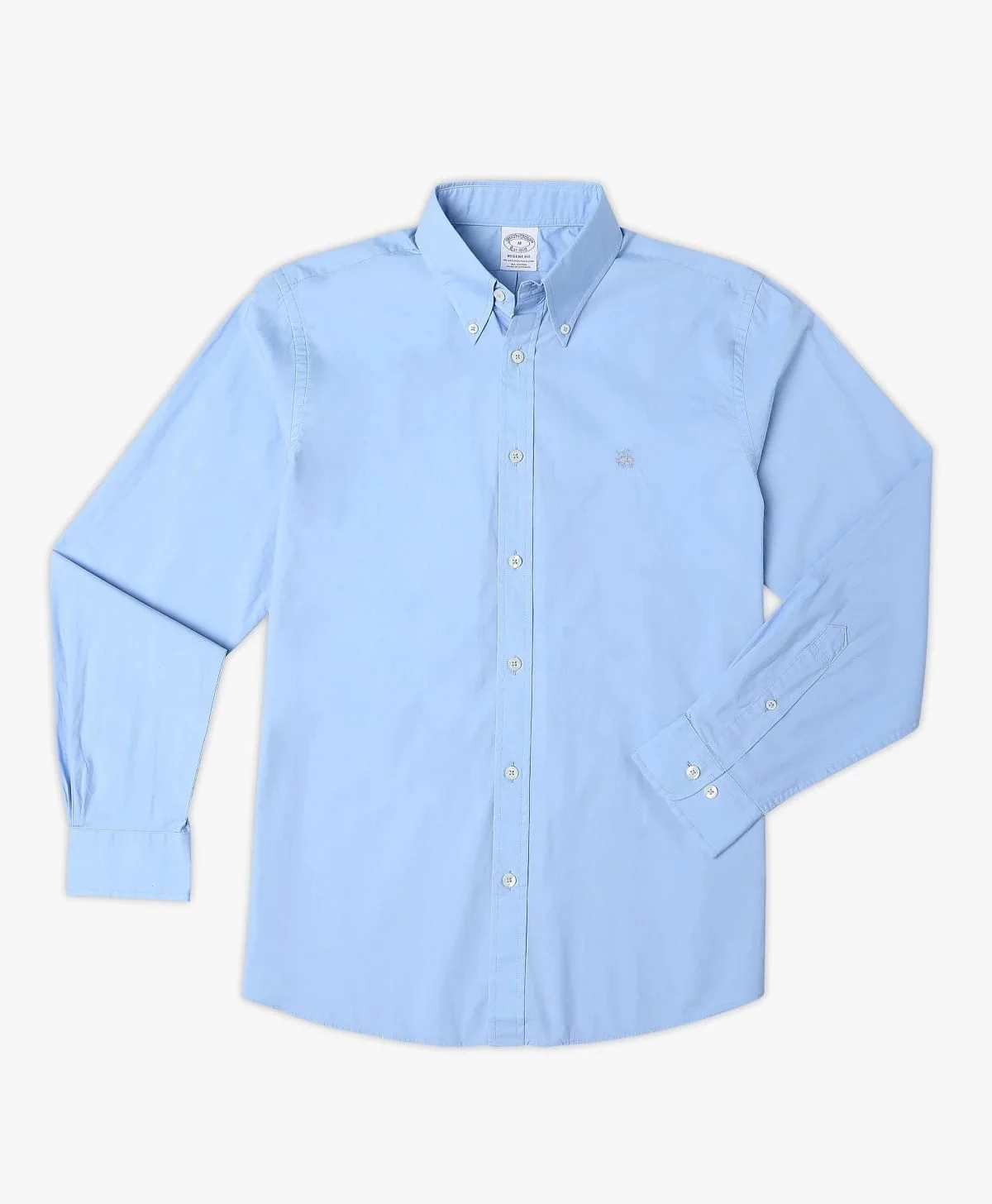 Brooks Brothers | Friday Poplin Solid Regular Fit Sport Shirt