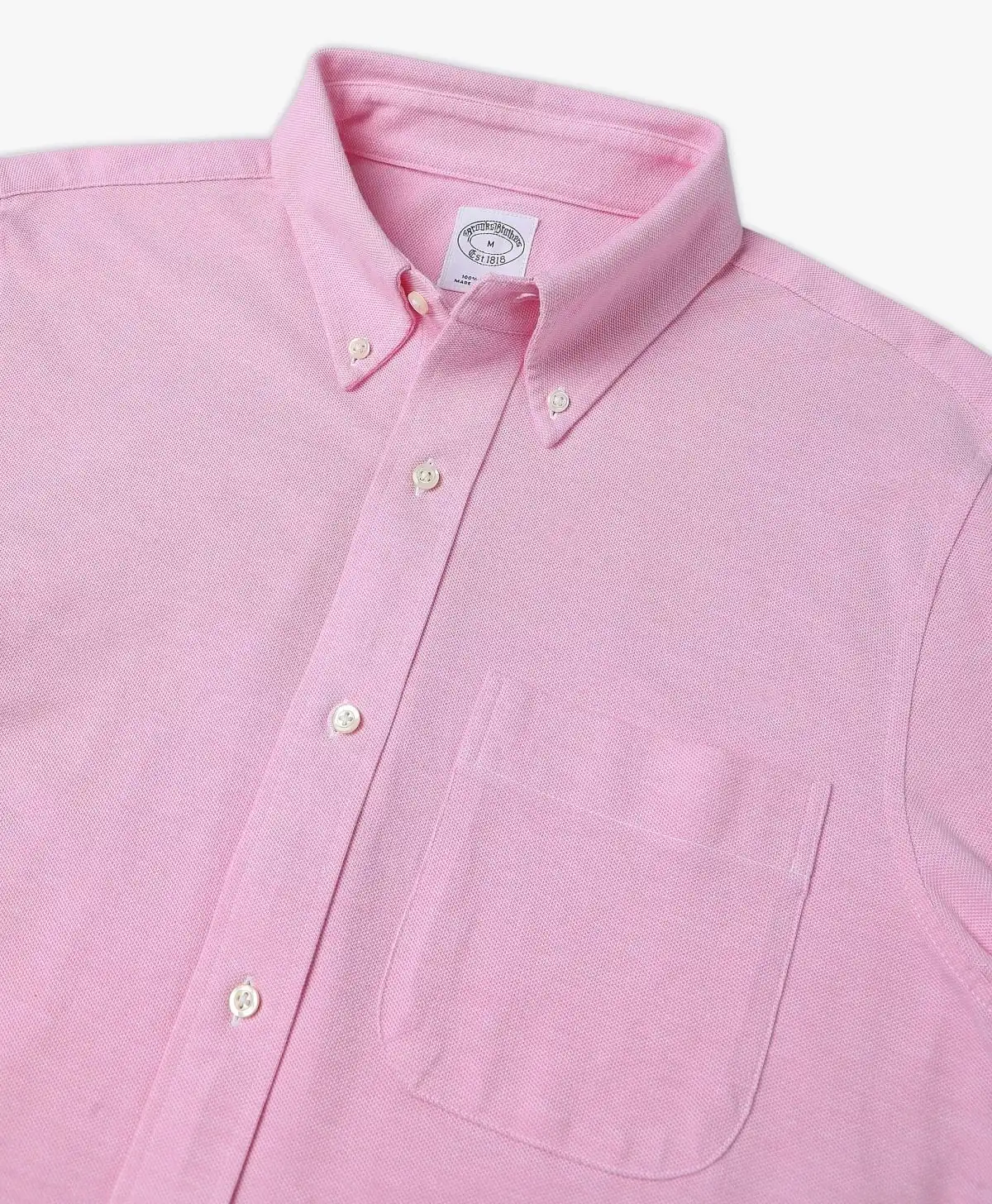 Knitted Pique Cotton Polo Button-Down Collar Striped Regular Fit Sport Shirt