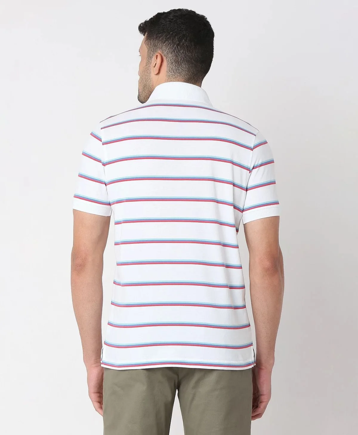 Striped Regular Fit Polo