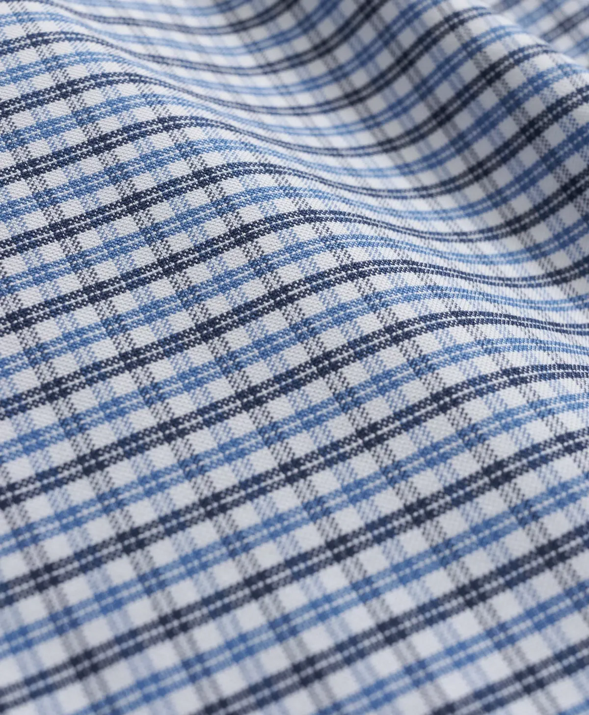 Non-Iron Oxford Polo Button-Down Collar Mini Graph Checks Regular Fit Sport Shirt