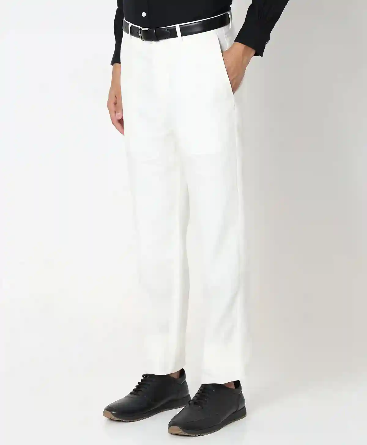 Linen Solid Regular Fit Plain Dress Trousers | Brooks Brothers