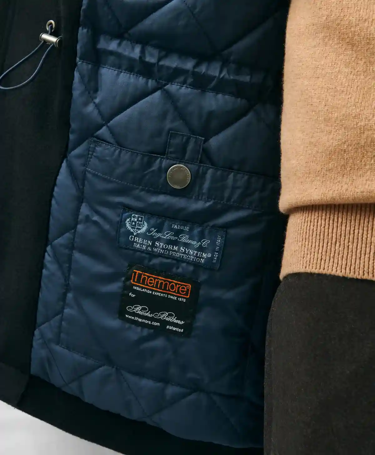 Loro Piana Solid Regular Fit Field Jacket | Brooks Brothers India