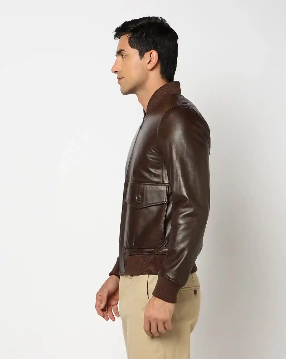 Brooks Brothers Leather Bomber Jacket | Brooks Brothers India Website
