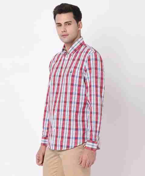 Regular Finish Oxford Polo Button-Down Collar Broad Checks Regular Fit Sport Shirt