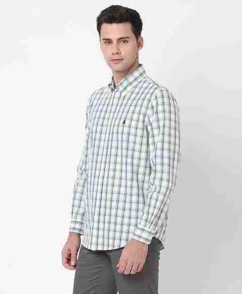 Regular Finish Oxford Polo Button-Down Collar Broad Checks Regular Fit Sport Shirt