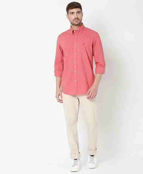 Regular Finish Broadcloth Polo Button-Down Collar Solid Regular Fit Sport Shirt