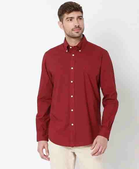 Regular Finish Broadcloth Polo Button-Down Collar Solid Regular Fit Sport Shirt