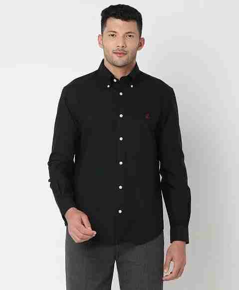 Regular Finish Oxford Polo Button-Down Collar Solid Regular Fit Sport Shirt