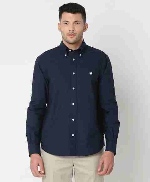 Regular Finish Oxford Polo Button-Down Collar Solid Regular Fit Sport Shirt