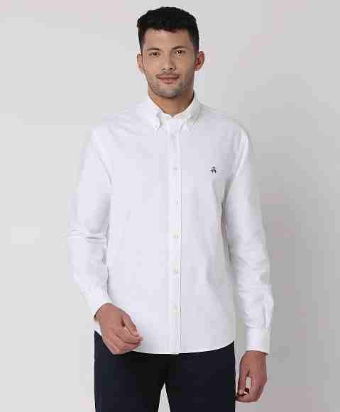 Regular Finish Oxford Polo Button-Down Collar Solid Regular Fit Sport Shirt