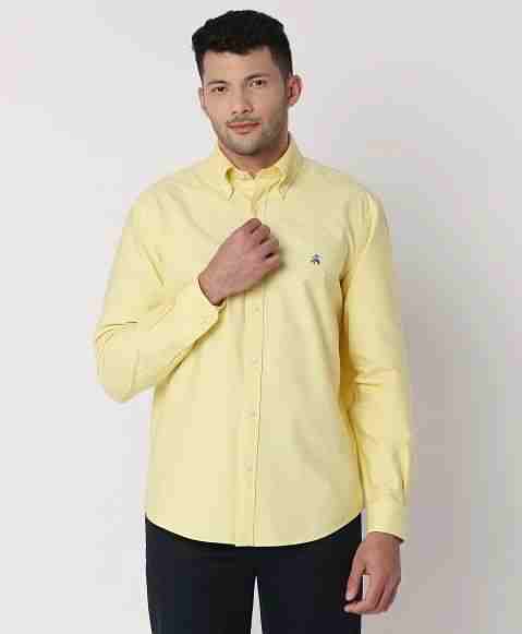 Regular Finish Oxford Polo Button-Down Collar Solid Regular Fit Sport Shirt