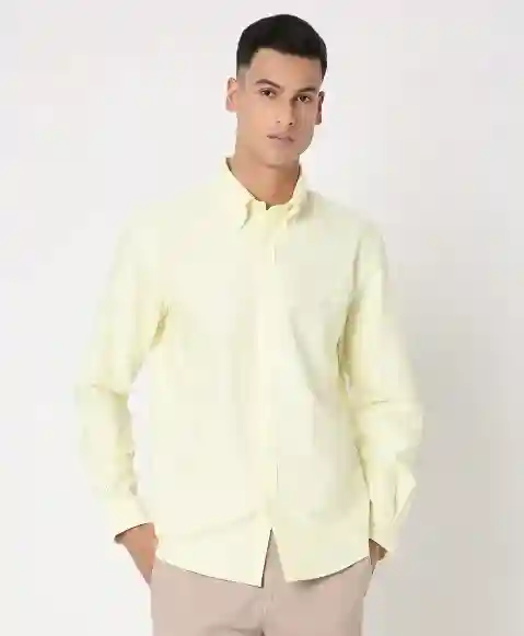 Regular Finish Oxford Polo Button-Down Collar Solid Regular Fit Sport Shirt
