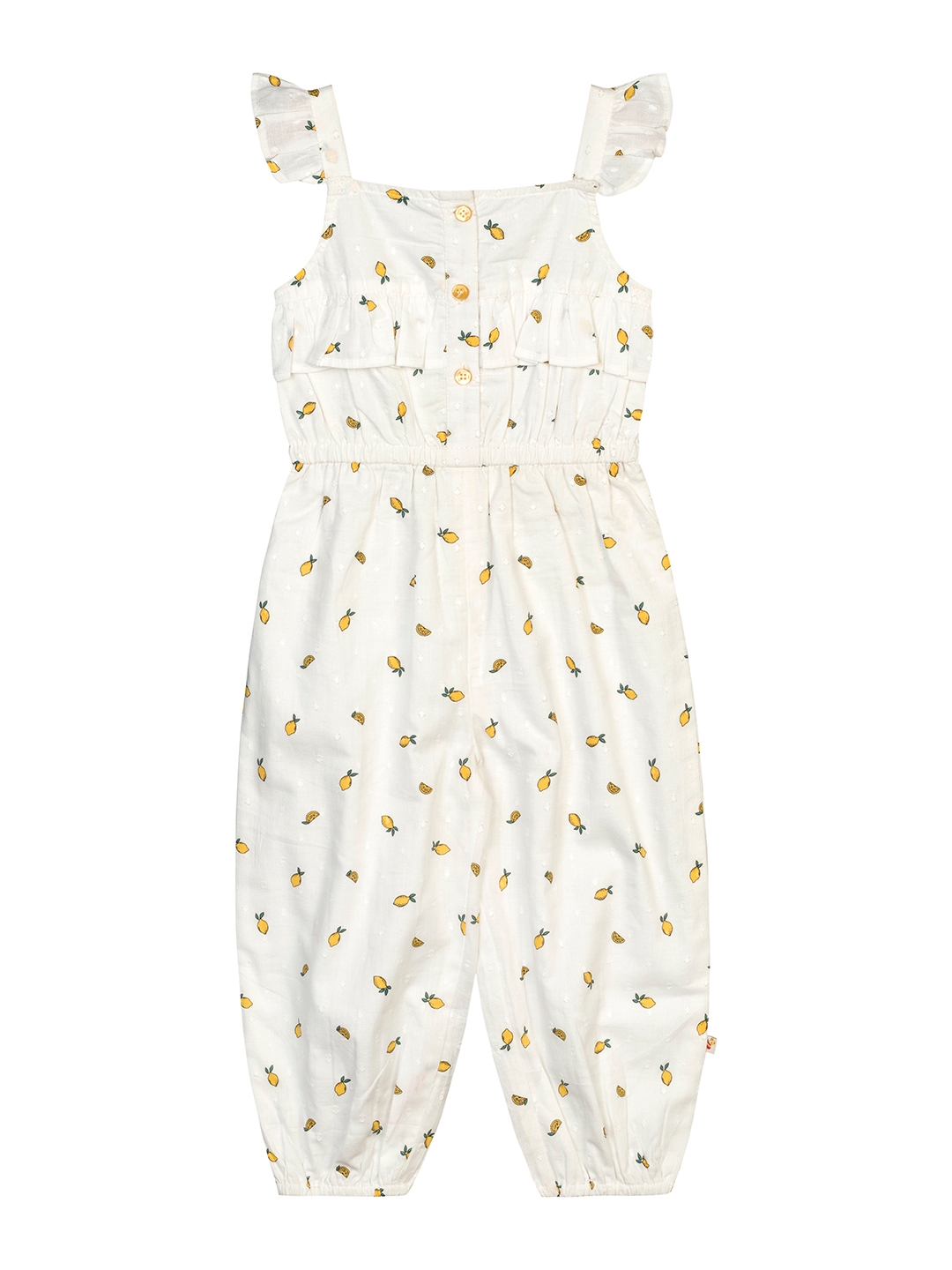 Budding Bees | Budding Bees Bbay Girls Off White Printed Romper 0