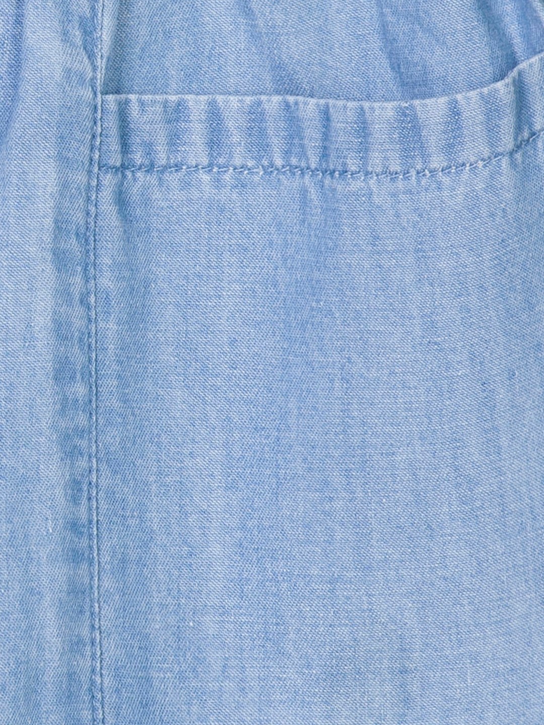 Budding Bees Girls Denim With Printed Belt Skirt Blue Budding Bees