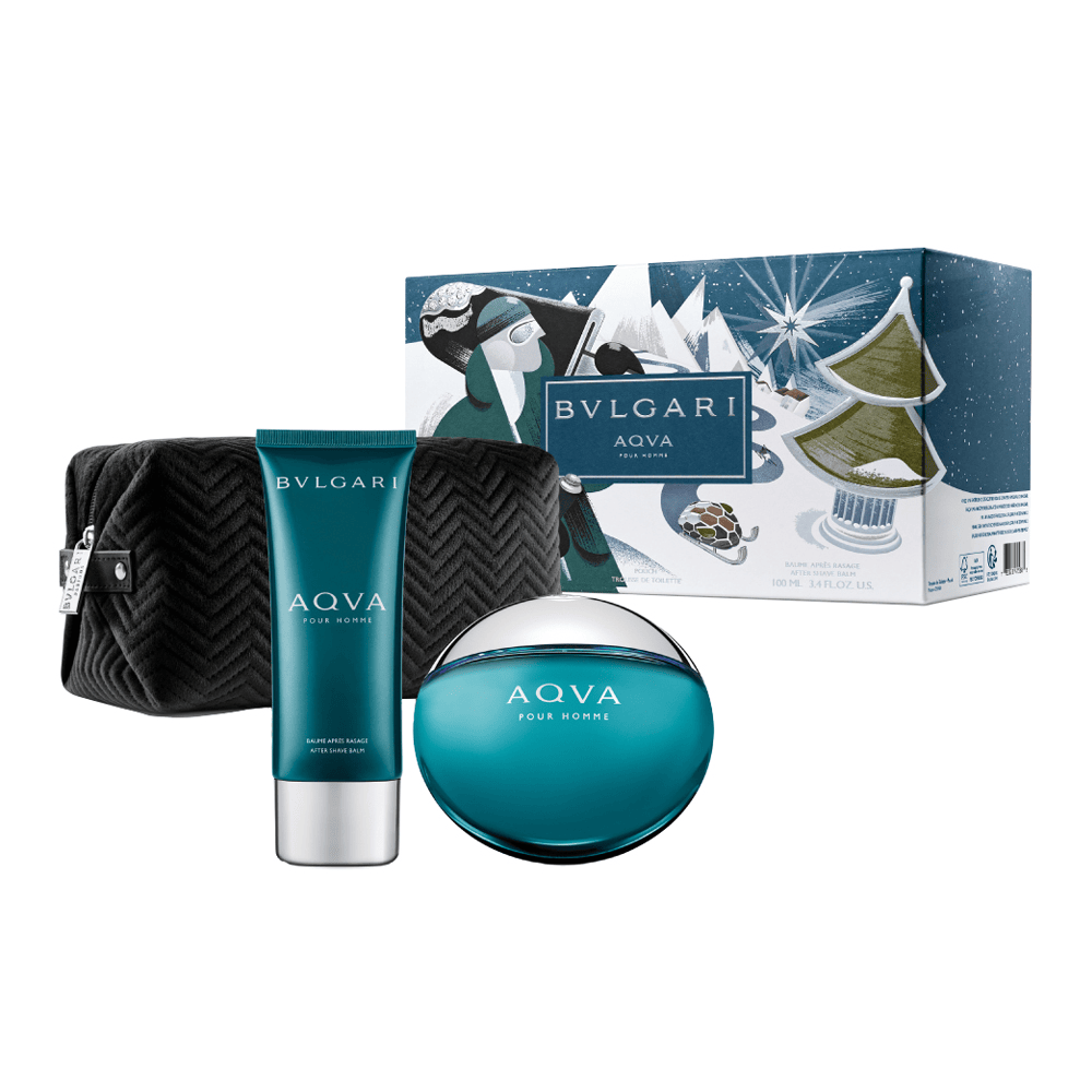 Aqva Pour Homme Eau De Toilette With Pouch Set