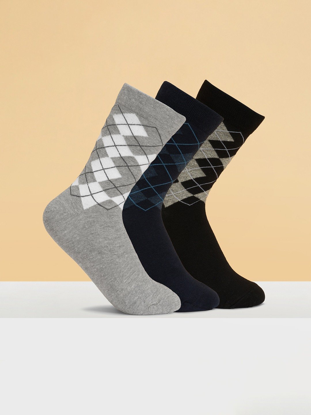 Byford Multicoloured Formal Socks - Pack of 3