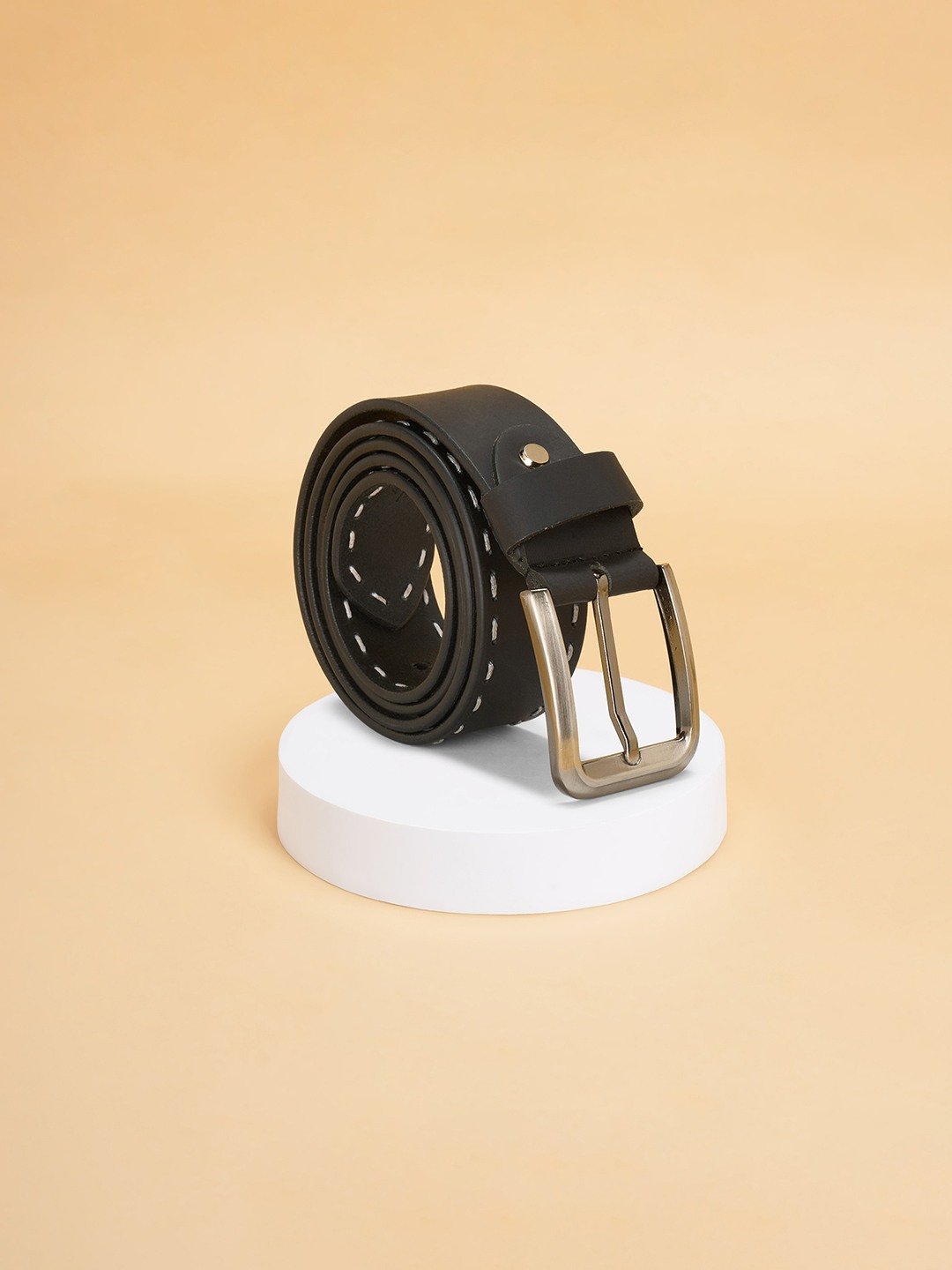 Byford Black Casual Belt