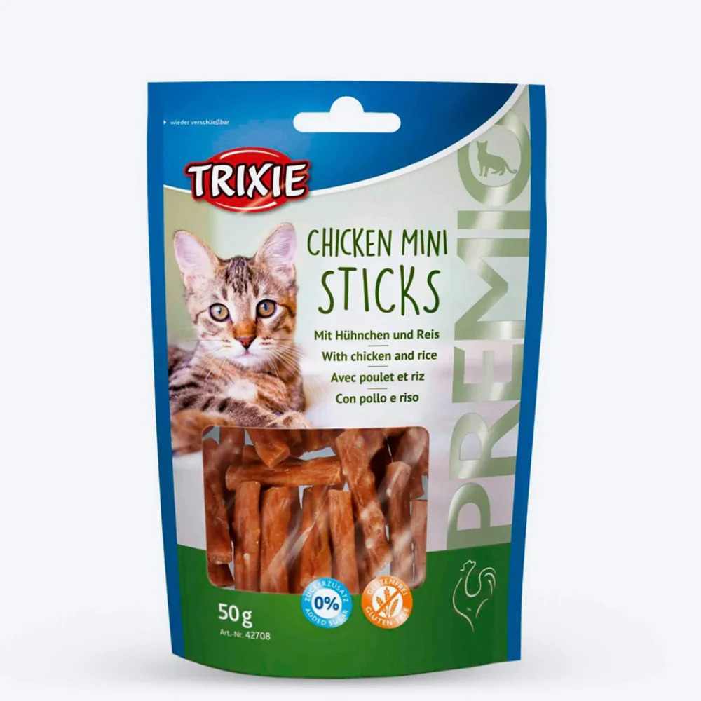 Trixie Premio Chicken Mini Sticks Treat For Cat - 50 g