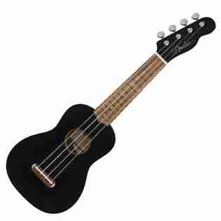 Fender Venice Soprano Ukulele, 12 Fret, C Neck, Walnut Fingerboard, Satin, Black 0971610706 2