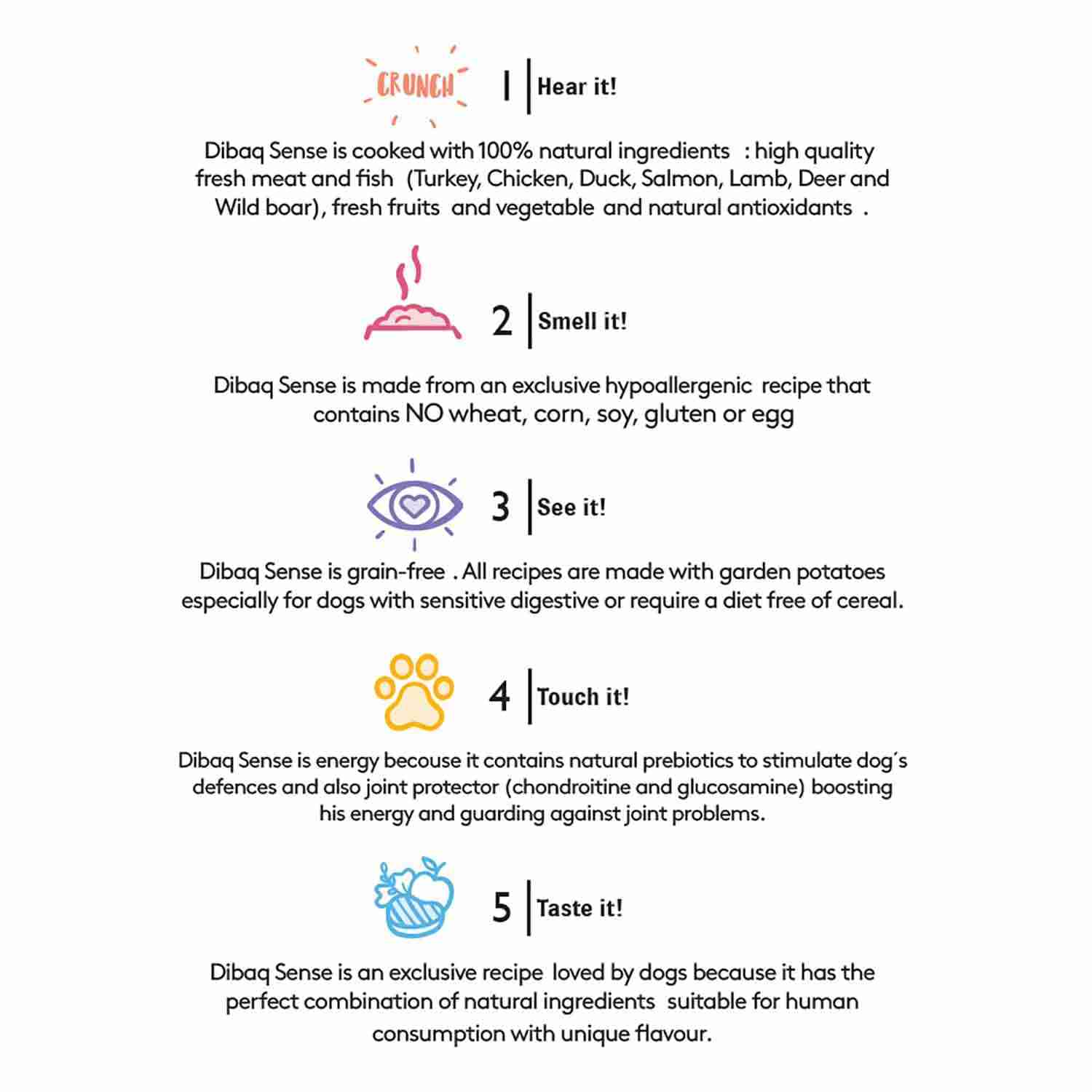 Dibaq Sense Grain Free Chicken and Duck Adult Wet Dog Food, 380 g