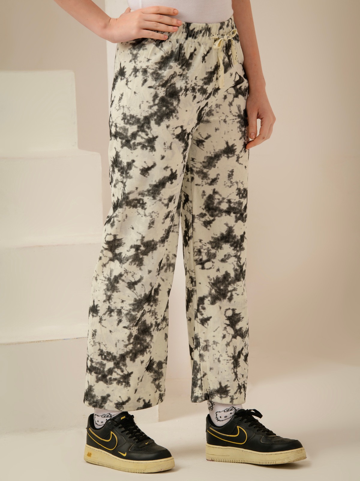 ALBION SMART PRINT LADIES LOWER HAREM PANT
