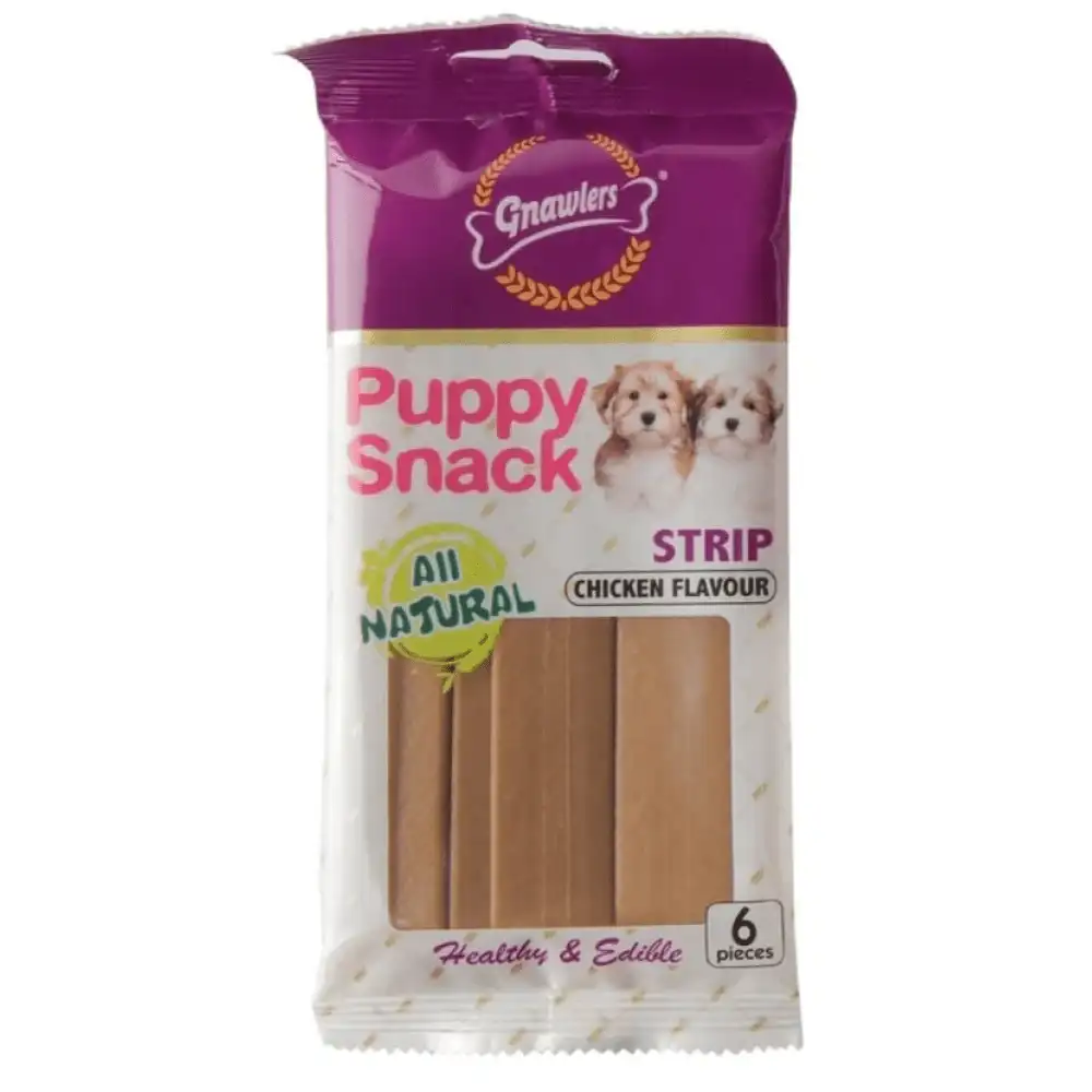 Gnawlers Wang Wang Strip Dog Treats – Chicken Flavour
