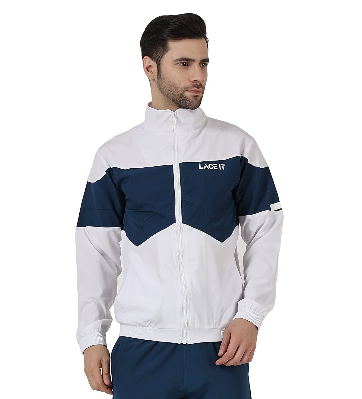 LACE IT™ | LACE IT Men's Sports Jacket(White) 0
