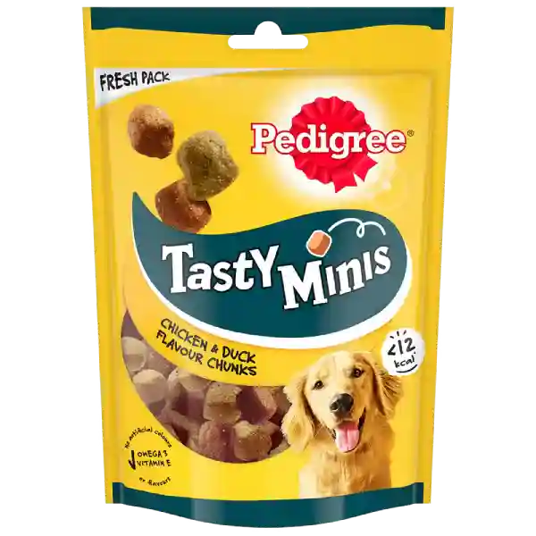 Pedigree Tasty Minis Chewy Cubes with Chicken and Duck Dog Treat - 130 g